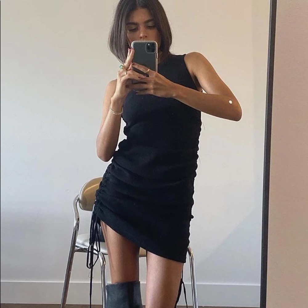 MILITARY MINDS MINI DRESS BLACK
